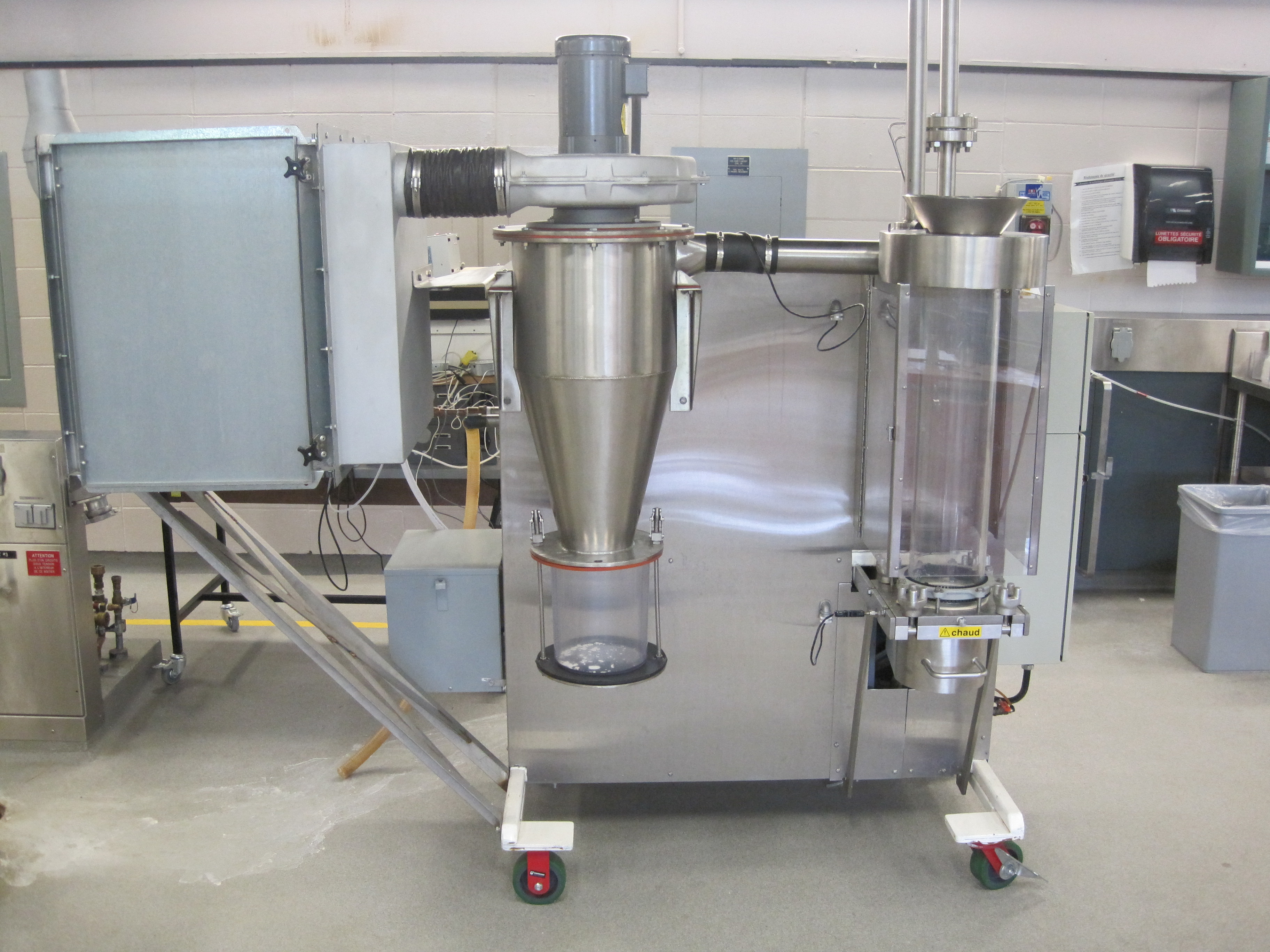 Picture of the equipment :  FLUIDIZED BED
