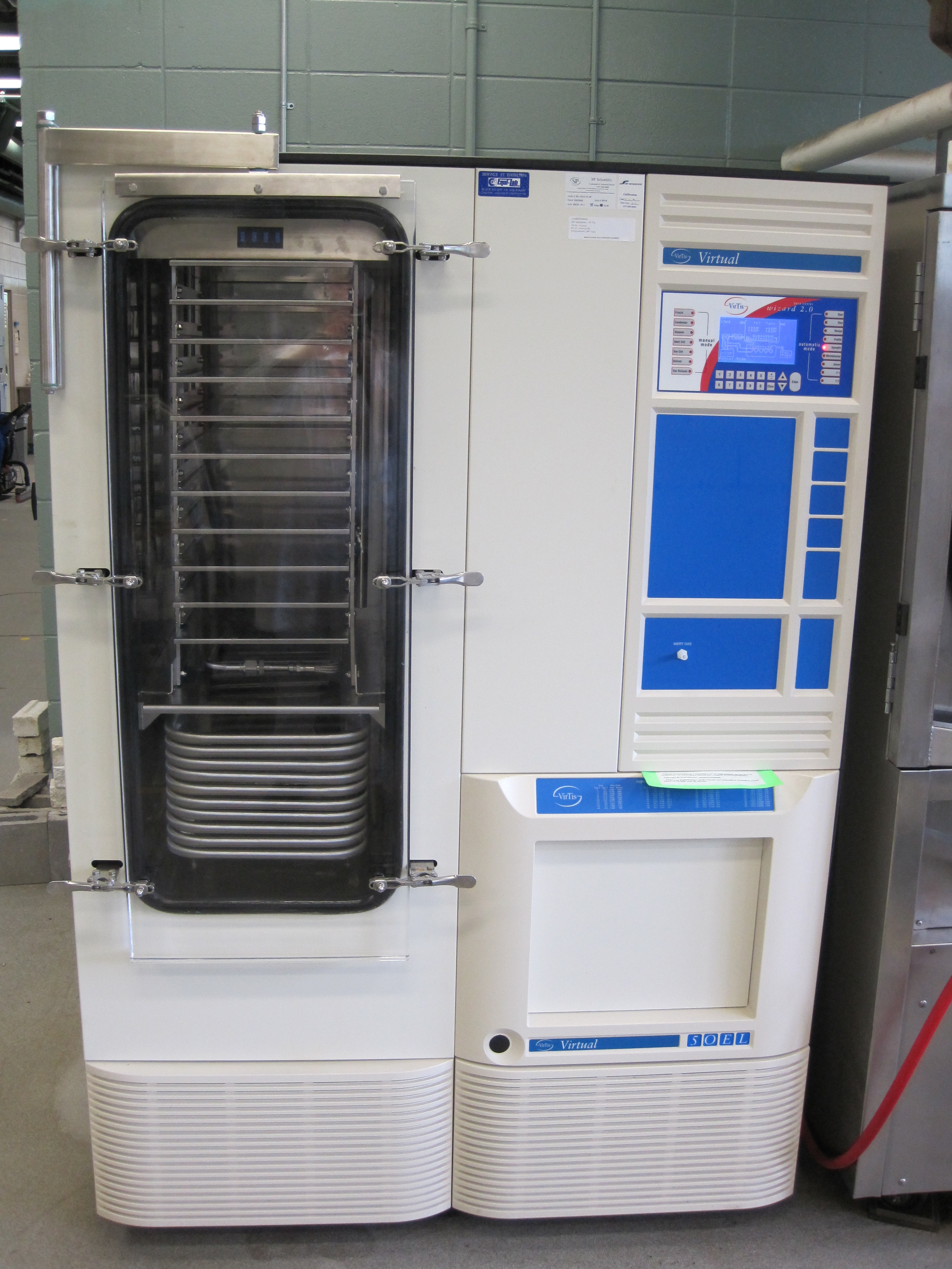 Picture of the equipment :  FREEZE DRYER "VIRTIS VIRTUAL 50EL"