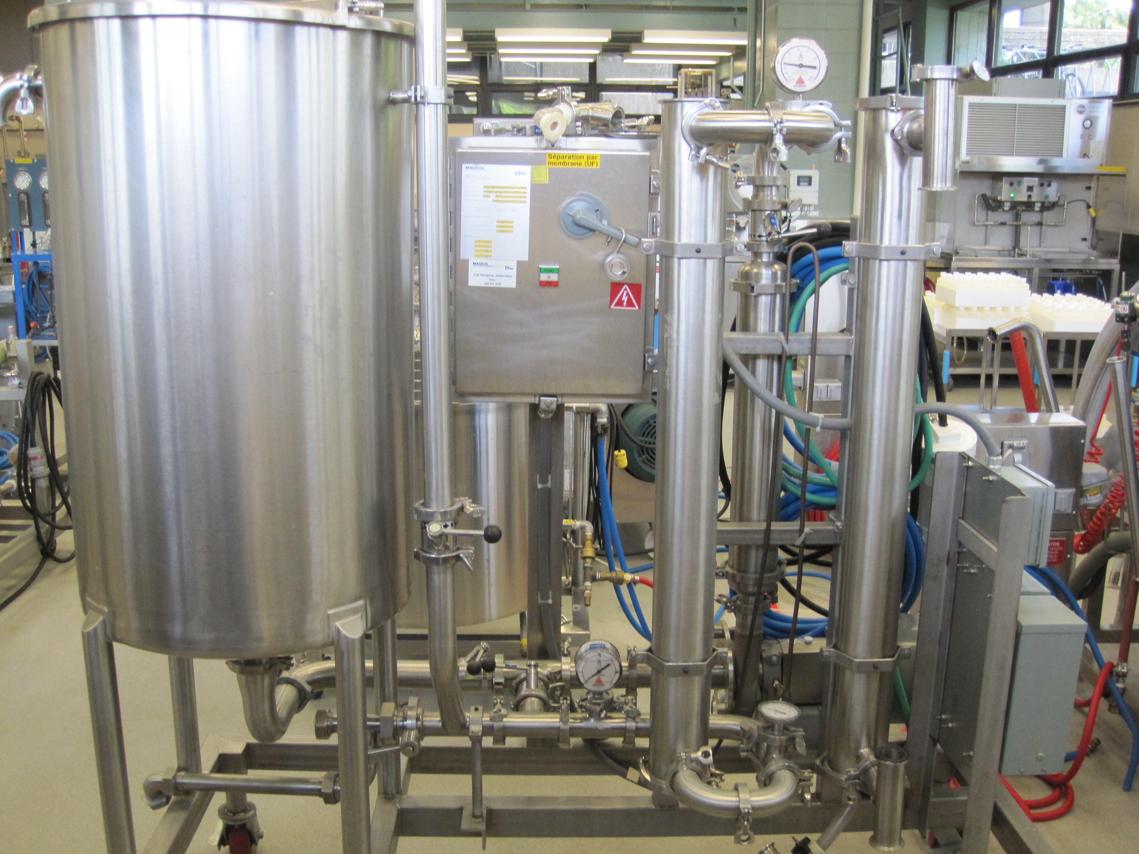 Picture of the equipment :  ULTRAFILTRATION SYSTEM
